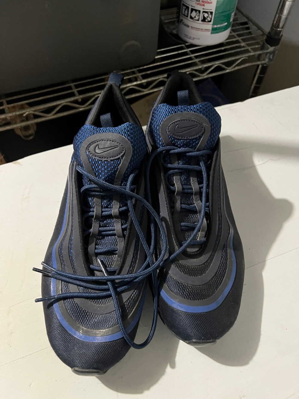 Nike Trainers Air Max 97 Ultra 17 Gym Blue 918356-401 Size 11.5